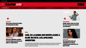 What Ratingcero.com website looked like in 2023 (1 year ago)