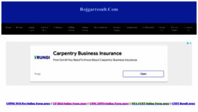 What Rojgarresult.com website looked like in 2023 (1 year ago)