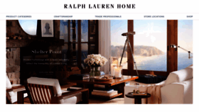What Ralphlaurenhome.com website looked like in 2023 (1 year ago)