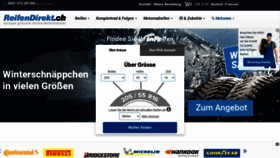 What Reifendirekt.ch website looked like in 2023 (2 years ago)