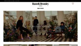 What Russellandbromley.co.uk website looked like in 2023 (1 year ago)