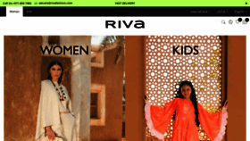 What Rivafashion.com website looked like in 2023 (1 year ago)
