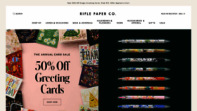 What Riflepaperco.com website looked like in 2023 (1 year ago)