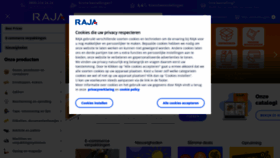 What Rajapack.nl website looked like in 2023 (1 year ago)