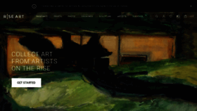 What Riseart.com website looked like in 2023 (2 years ago)