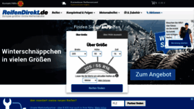 What Reifendirekt.de website looked like in 2023 (1 year ago)