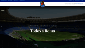 What Realsociedad.eus website looked like in 2023 (1 year ago)