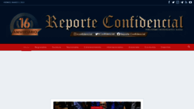 What Reporteconfidencial.info website looked like in 2023 (1 year ago)