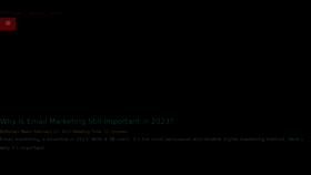 What Ruhanirabin.com website looked like in 2023 (1 year ago)