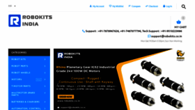 What Robokits.co.in website looked like in 2023 (1 year ago)