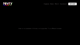 What Revry.tv website looked like in 2023 (3 years ago)