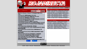 What Rojadirecta.eu website looked like in 2023 (1 year ago)