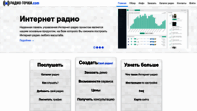 What Radio-tochka.com website looked like in 2023 (1 year ago)
