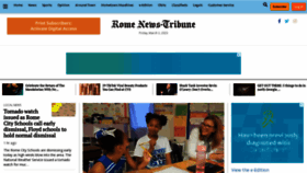 What Romenews-tribune.com website looked like in 2023 (1 year ago)
