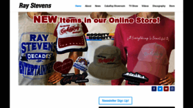What Raystevens.com website looked like in 2023 (2 years ago)