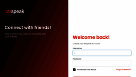 What Respeak.net website looked like in 2023 (2 years ago)