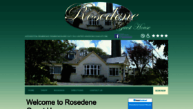 What Rosedeneguesthouse.co.uk website looked like in 2023 (1 year ago)