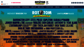 What Rototomsunsplash.com website looked like in 2023 (1 year ago)
