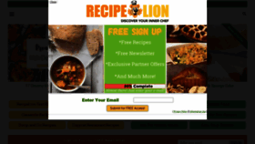 What Recipechatter.com website looked like in 2023 (1 year ago)
