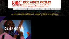 What Rocvideopromo.com website looked like in 2023 (1 year ago)