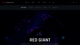 What Redgiant.com website looked like in 2023 (1 year ago)