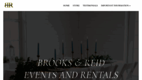 What Rentals-brooksandreidevents.com website looked like in 2023 (1 year ago)