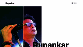 What Rupankar.com website looked like in 2023 (1 year ago)