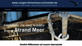 What Ruegen-ferienhaus-schneider.de website looked like in 2023 (1 year ago)