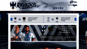 What Rayados.com website looked like in 2023 (1 year ago)