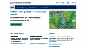 What Ruimtelijkeplannen.nl website looked like in 2023 (1 year ago)