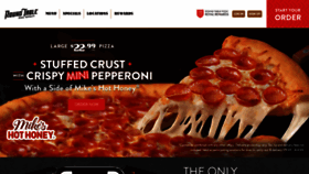 What Roundtablepizza.com website looked like in 2023 (1 year ago)