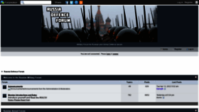 What Russiadefence.net website looked like in 2023 (1 year ago)