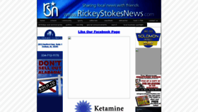 What Rickeystokesnews.com website looked like in 2023 (1 year ago)
