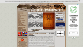 What Racjonalista.pl website looked like in 2023 (2 years ago)