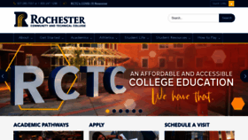 What Rctc.edu website looked like in 2023 (1 year ago)