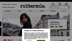 What Rubbersole.co.uk website looked like in 2023 (1 year ago)