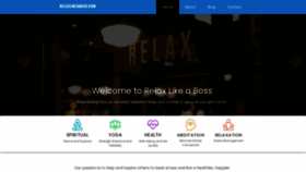 What Relaxlikeaboss.com website looked like in 2023 (1 year ago)