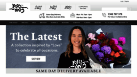 What Rosesonly.com.au website looked like in 2023 (2 years ago)