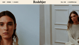 What Rodebjer.com website looked like in 2023 (1 year ago)
