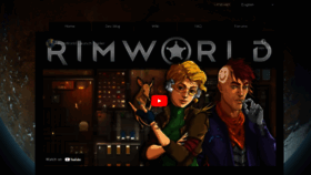 What Rimworldgame.com website looked like in 2023 (1 year ago)