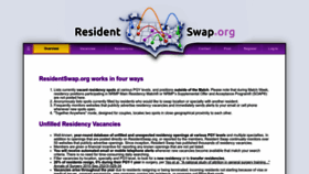 What Residentswap.org website looked like in 2023 (1 year ago)