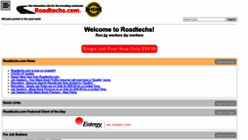 What Roadtechs.com website looked like in 2023 (1 year ago)