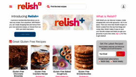 What Relish.com website looked like in 2023 (1 year ago)