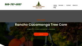 What Ranchocucamongatreecare.com website looked like in 2023 (1 year ago)
