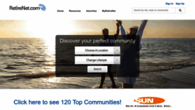What Retirenet.com website looked like in 2023 (2 years ago)