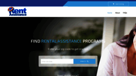 What Rentassistance.us website looked like in 2023 (1 year ago)
