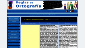 What Reglasdeortografia.com website looked like in 2023 (1 year ago)