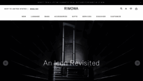What Rimowa.de website looked like in 2023 (1 year ago)