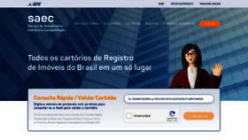 What Registradores.org.br website looked like in 2023 (1 year ago)