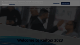What Railtex.co.uk website looked like in 2023 (1 year ago)